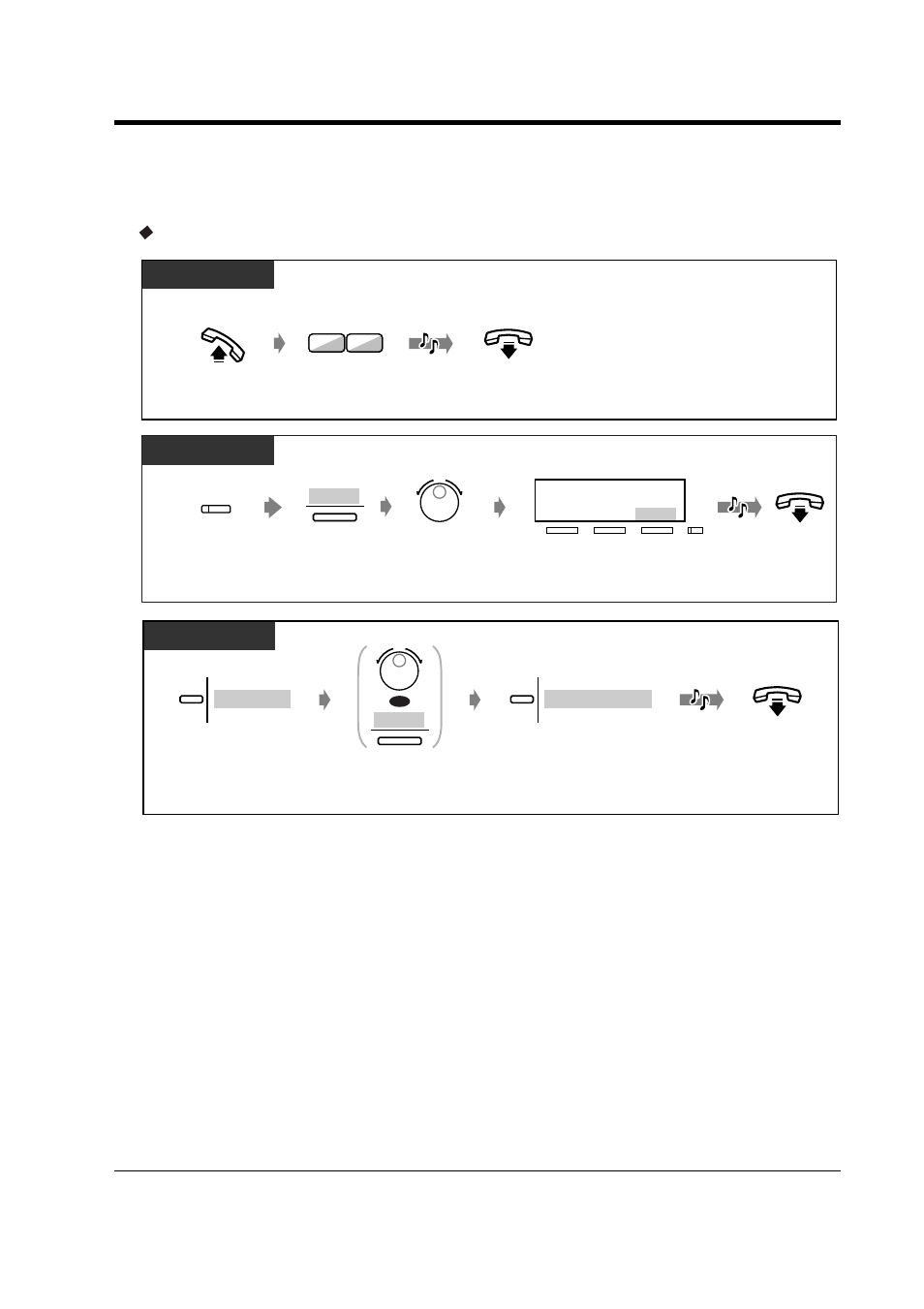 2turning on the external background music, To start / stop background music, Turning on the external background music | To 3.2.2, Turning on the, External background music, 2 turning on the external background music | Panasonic KX-TD816NZ User Manual | Page 127 / 246