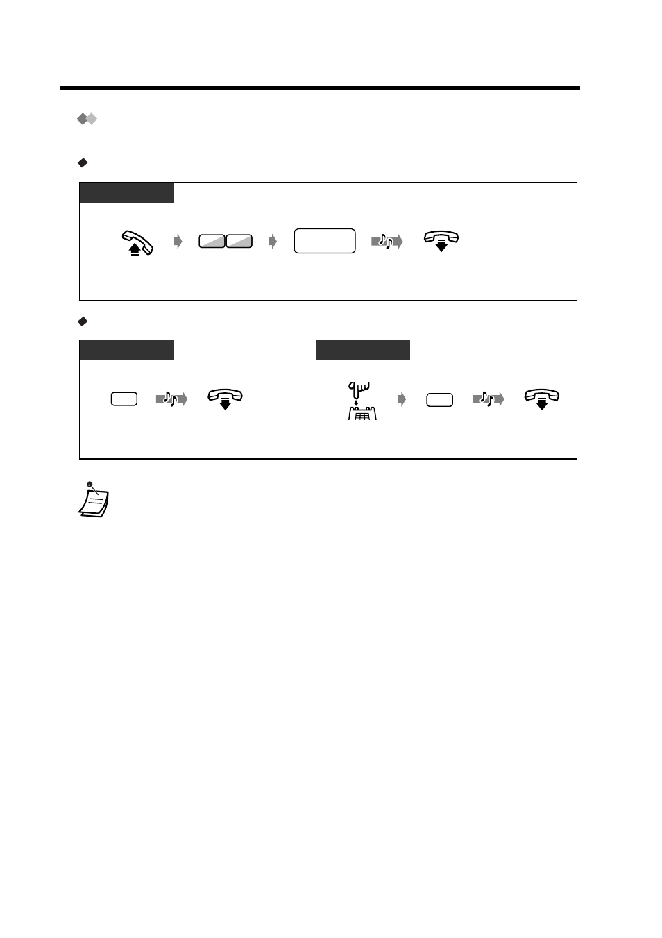 Opening the door, From a specified extension, From any extension while talking to the doorphone | Panasonic KX-TD816NZ User Manual | Page 98 / 246