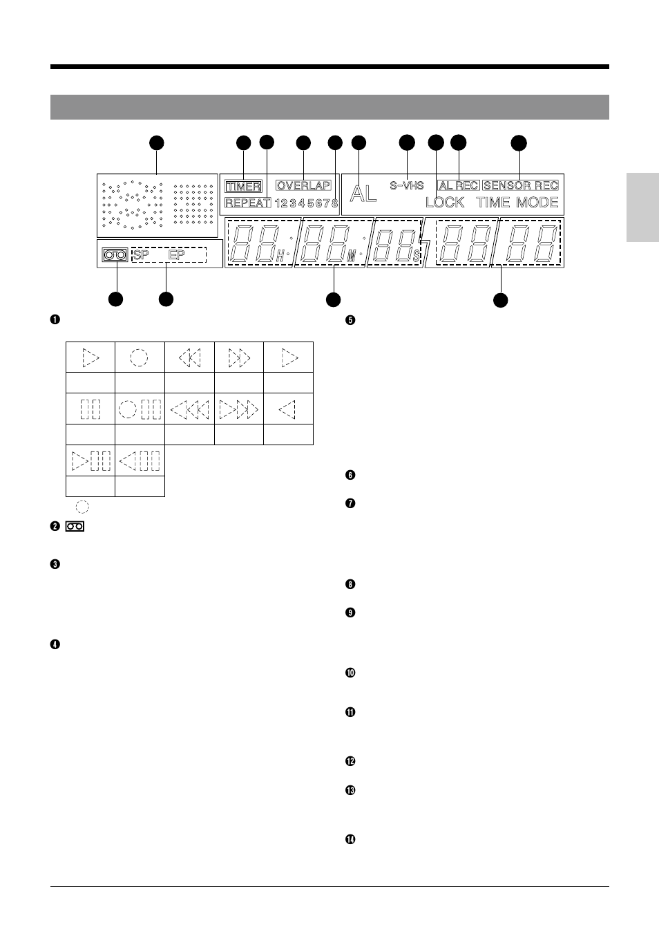 2 display 2 controls and connectors | Panasonic AG-TL950 User Manual | Page 11 / 58