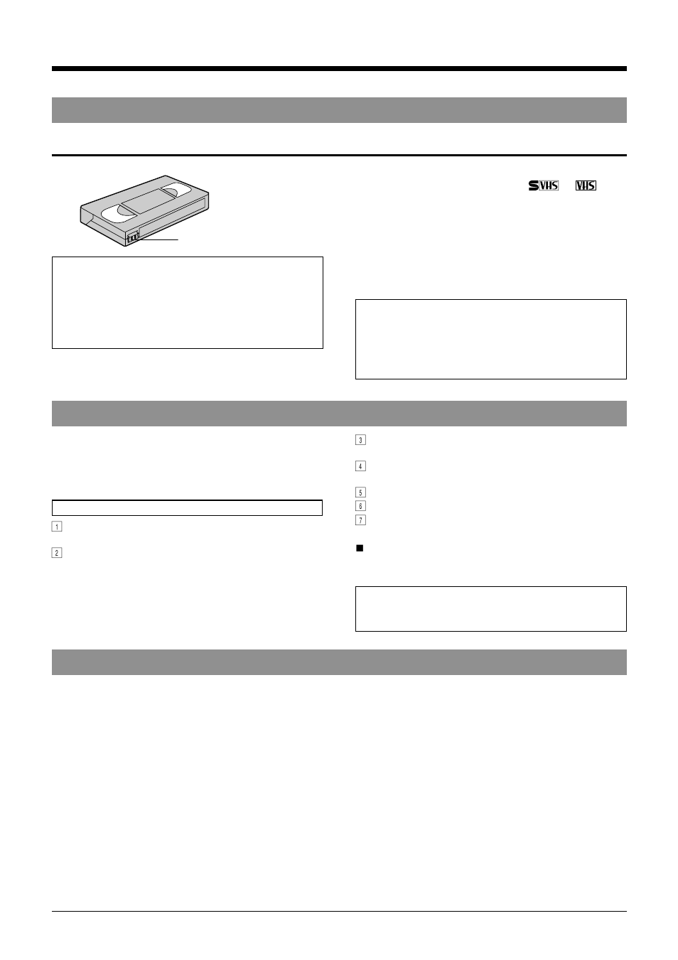 3 precautions, 4 daily inspection, 1 introduction | 5 regarding s-vhs et recording, Video cassette | Panasonic AG-TL950 User Manual | Page 8 / 58