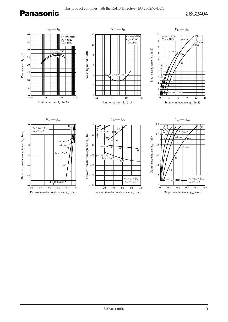 Nf  i | Panasonic 2SC2404 User Manual | Page 3 / 4