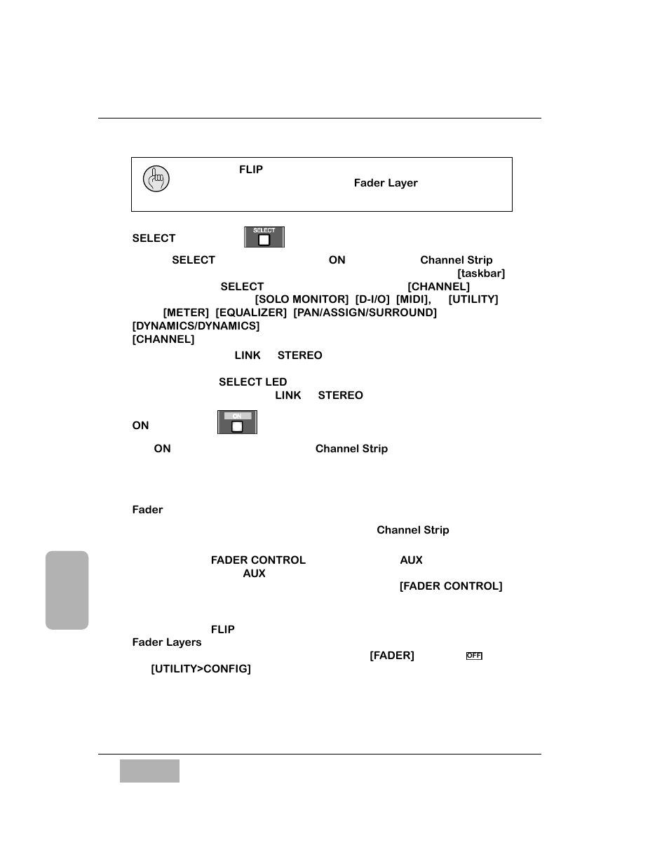 Select led button, On led button, Fader | Panasonic WR-DA7 User Manual | Page 109 / 369