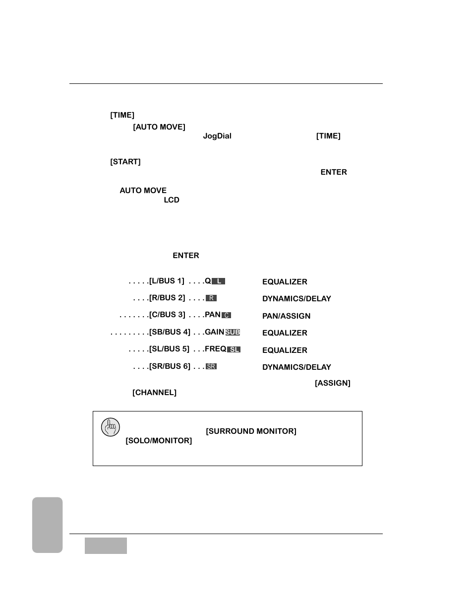 Time] field, Start, Bus outputs | Panasonic WR-DA7 User Manual | Page 129 / 369