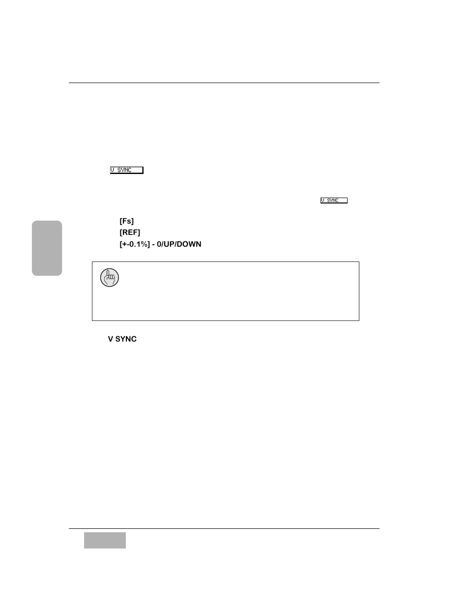 Video sync operations, V sync button | Panasonic WR-DA7 User Manual | Page 180 / 369