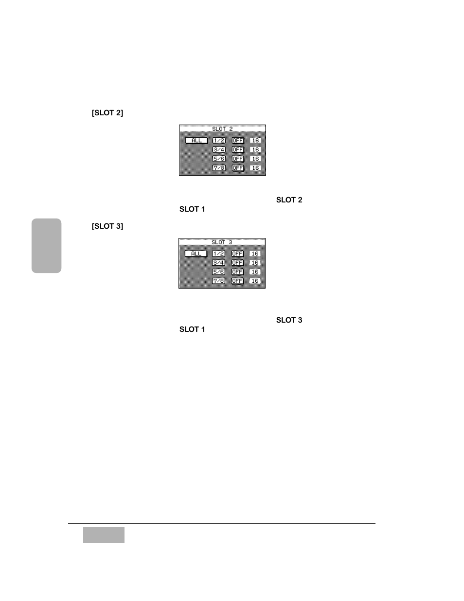 Slot 2] area, Slot 3] area | Panasonic WR-DA7 User Manual | Page 192 / 369