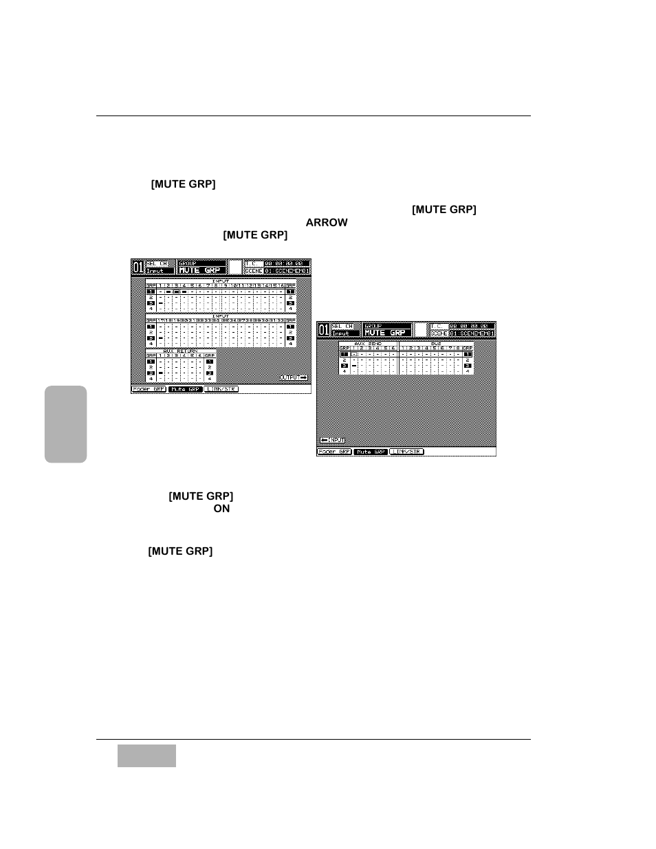 3 mute grp (mute group) windows | Panasonic WR-DA7 User Manual | Page 197 / 369