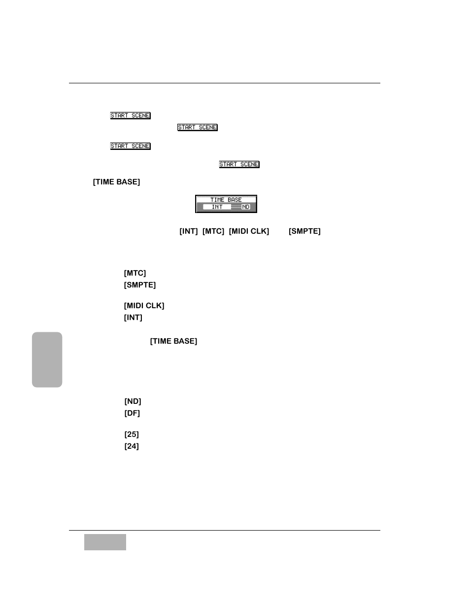 Start scene button, Time base] area | Panasonic WR-DA7 User Manual | Page 208 / 369