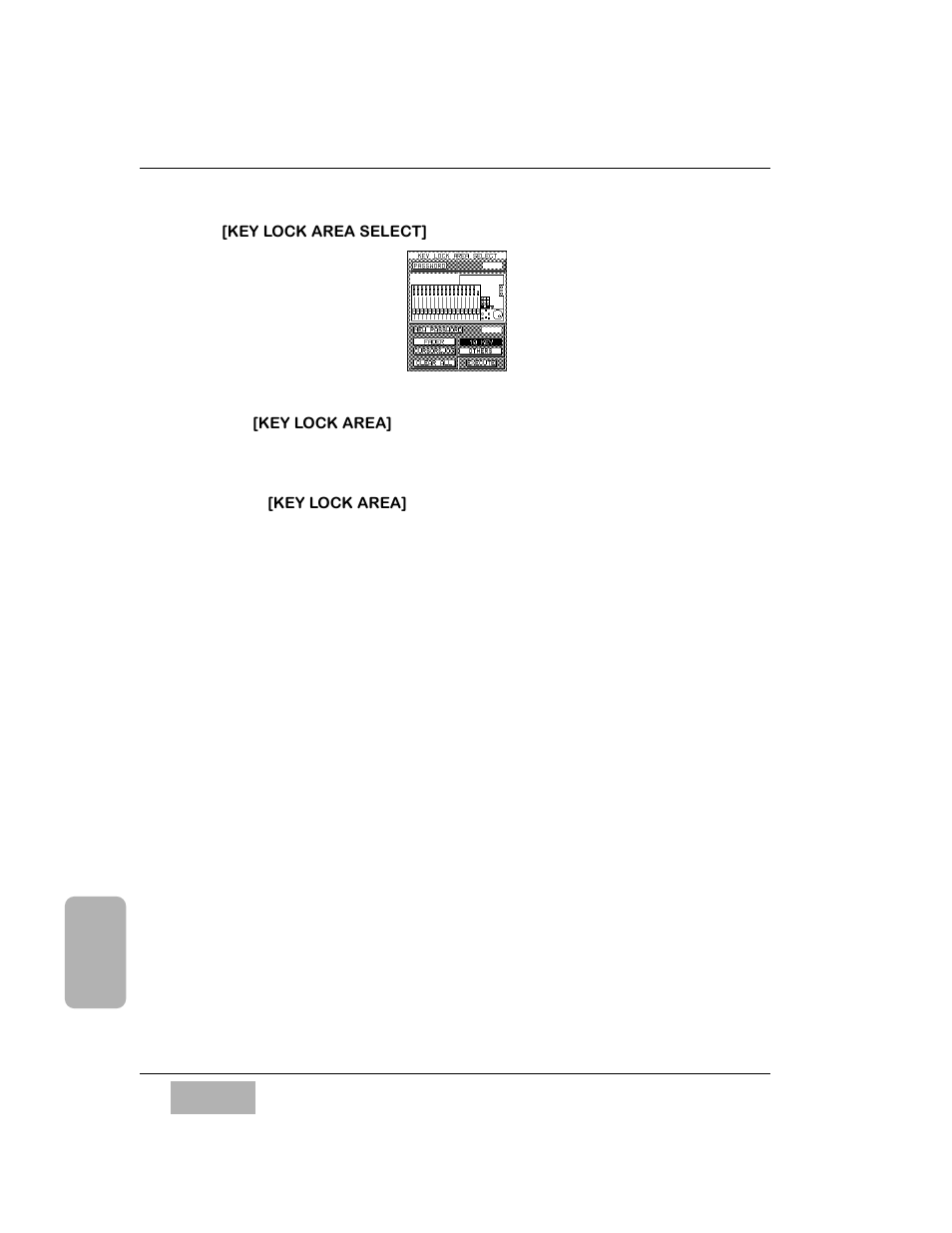 Key lock area select | Panasonic WR-DA7 User Manual | Page 241 / 369