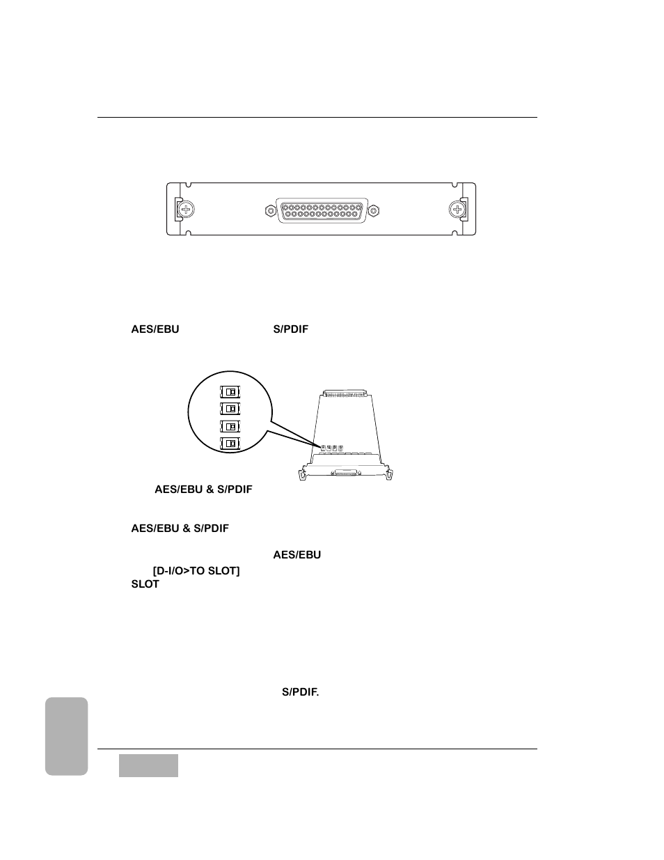 3 aes/ebu & s/pdif card, wr-aess | Panasonic WR-DA7 User Manual | Page 250 / 369