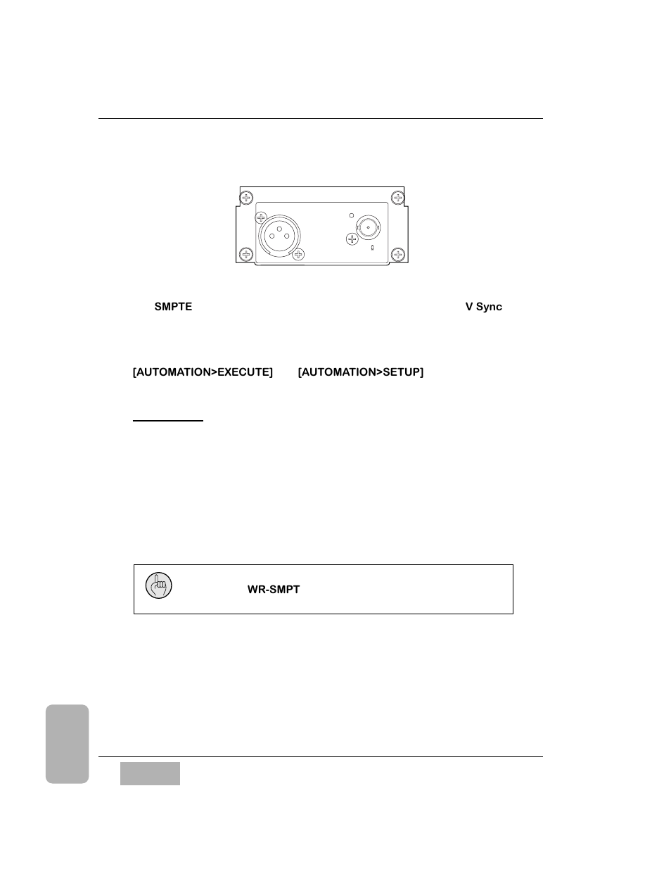 5 smpte card, wr-smpt | Panasonic WR-DA7 User Manual | Page 252 / 369