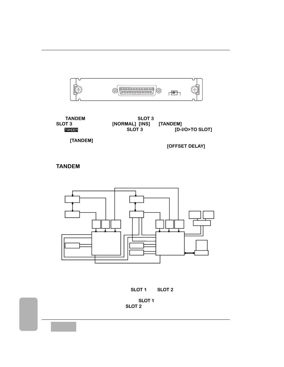 6 tandem card, wr-tndm, Tandem connection, Connections | Options | Panasonic WR-DA7 User Manual | Page 254 / 369