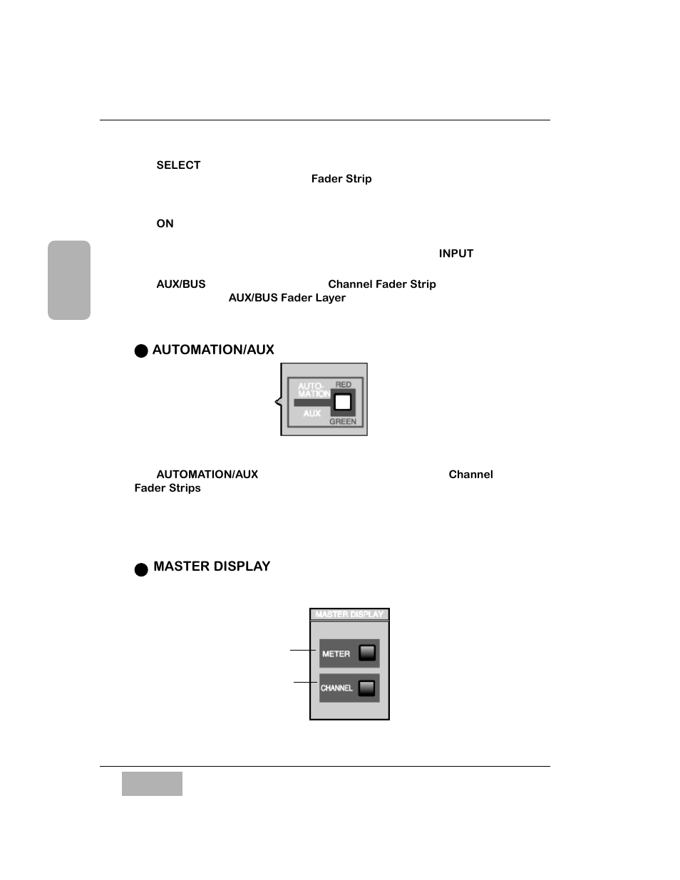 Automation/aux led button, Master display section | Panasonic WR-DA7 User Manual | Page 28 / 369