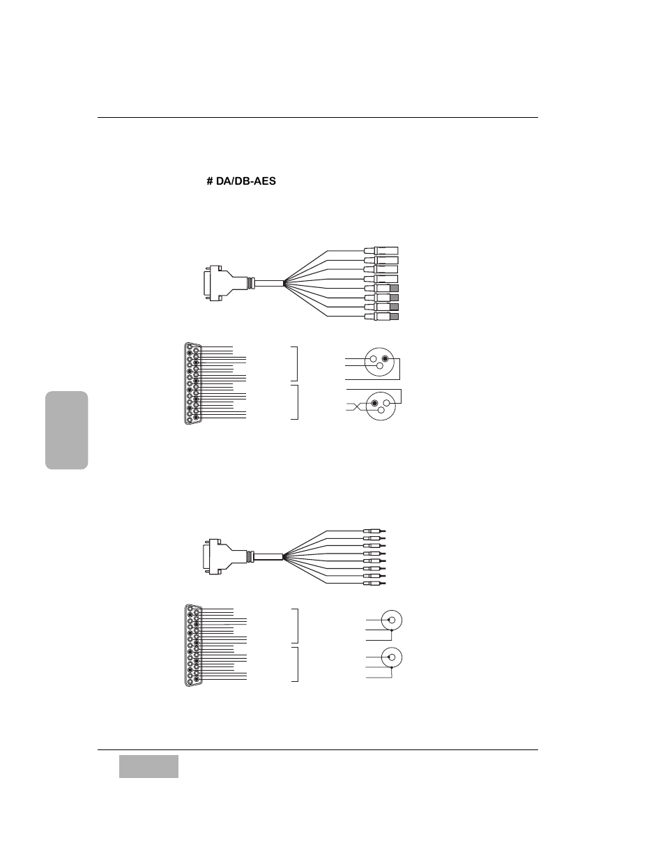 Aes/ebu s/pdif option card, Cables & connections | Panasonic WR-DA7 User Manual | Page 298 / 369