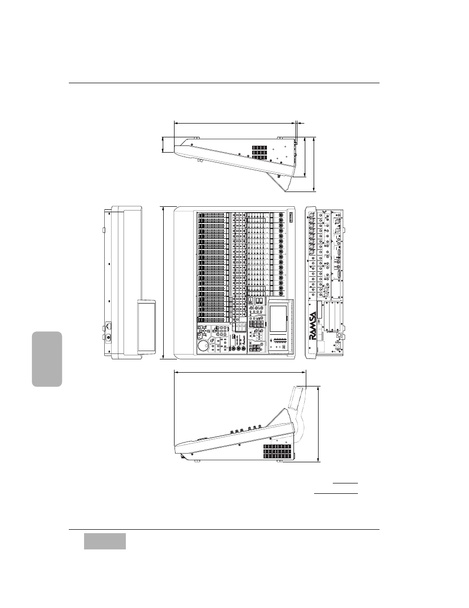 Dimensions | Panasonic WR-DA7 User Manual | Page 310 / 369