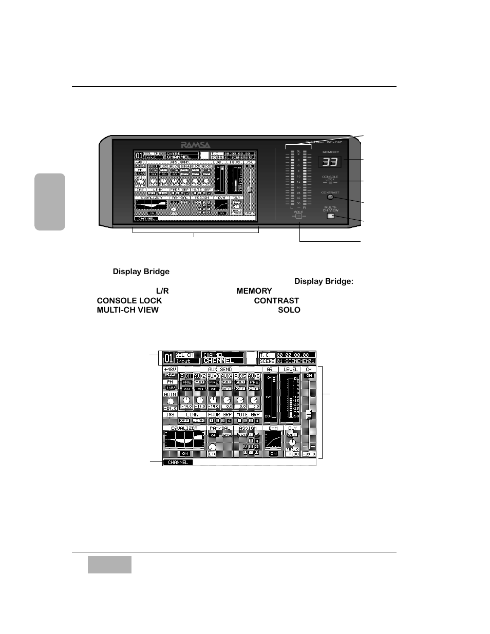 3 display bridge, Lcd screen | Panasonic WR-DA7 User Manual | Page 41 / 369
