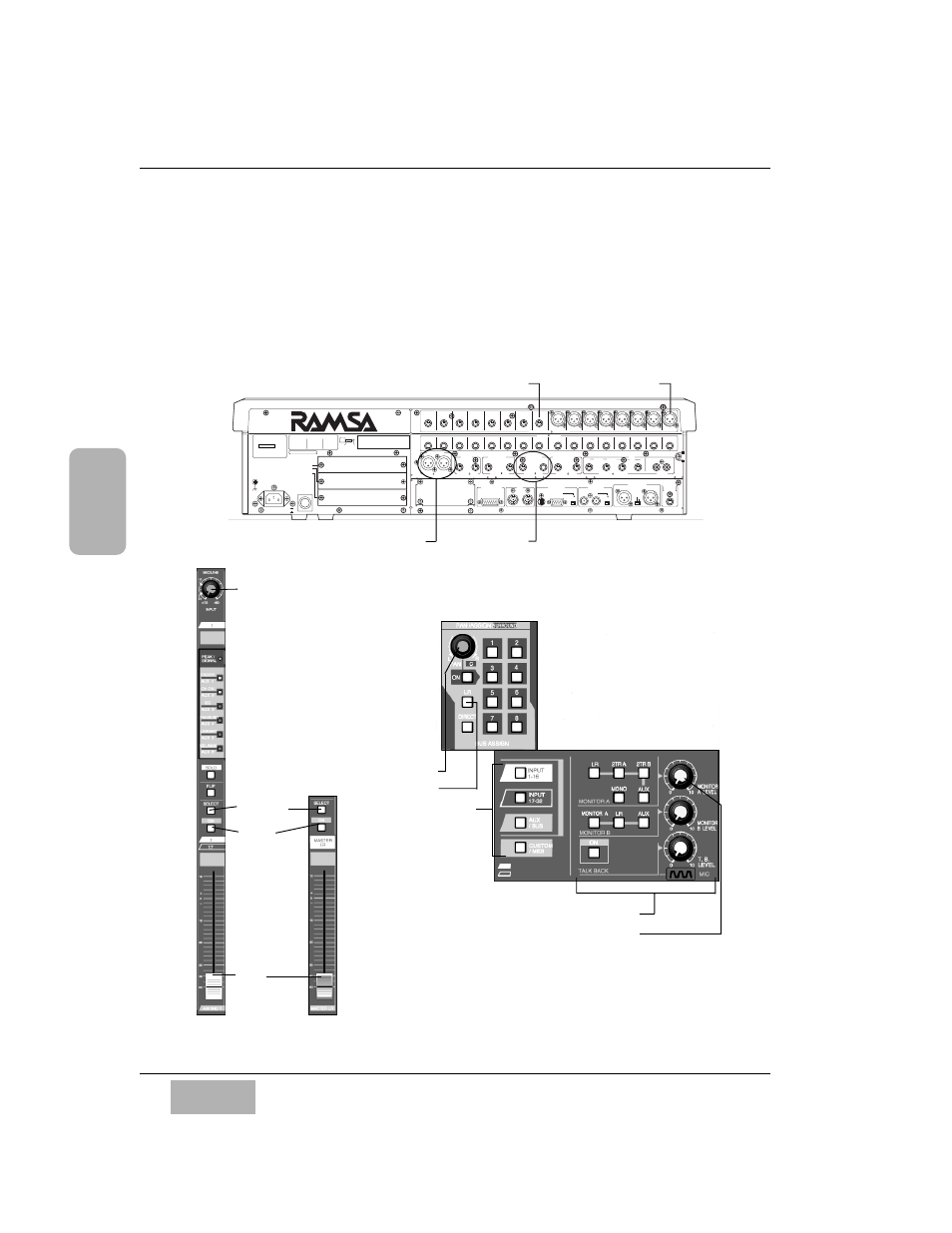 1 module a, getting sound out, Quick start, Aes/ebu s/pdif | Channel strip master l/r fader strip | Panasonic WR-DA7 User Manual | Page 55 / 369
