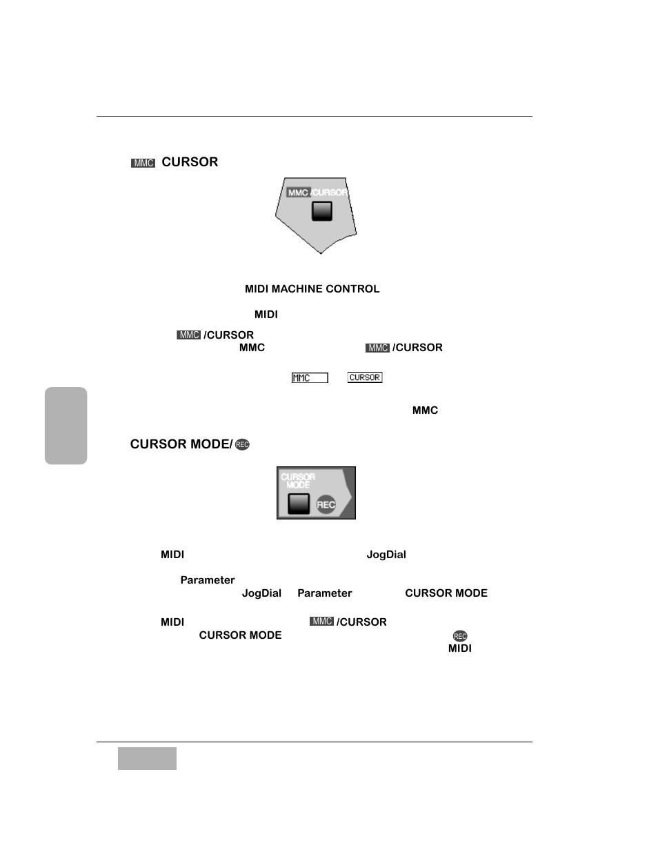 Mmc/cursor button mmc, Cursor mode/rec button rec | Panasonic WR-DA7 User Manual | Page 80 / 369