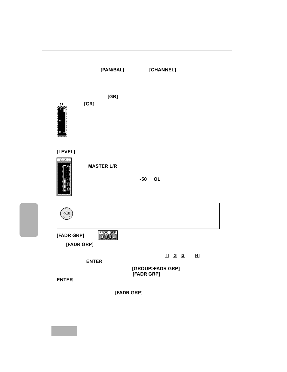 Gain reduction meter [gr] area, Level] area | Panasonic WR-DA7 User Manual | Page 88 / 369
