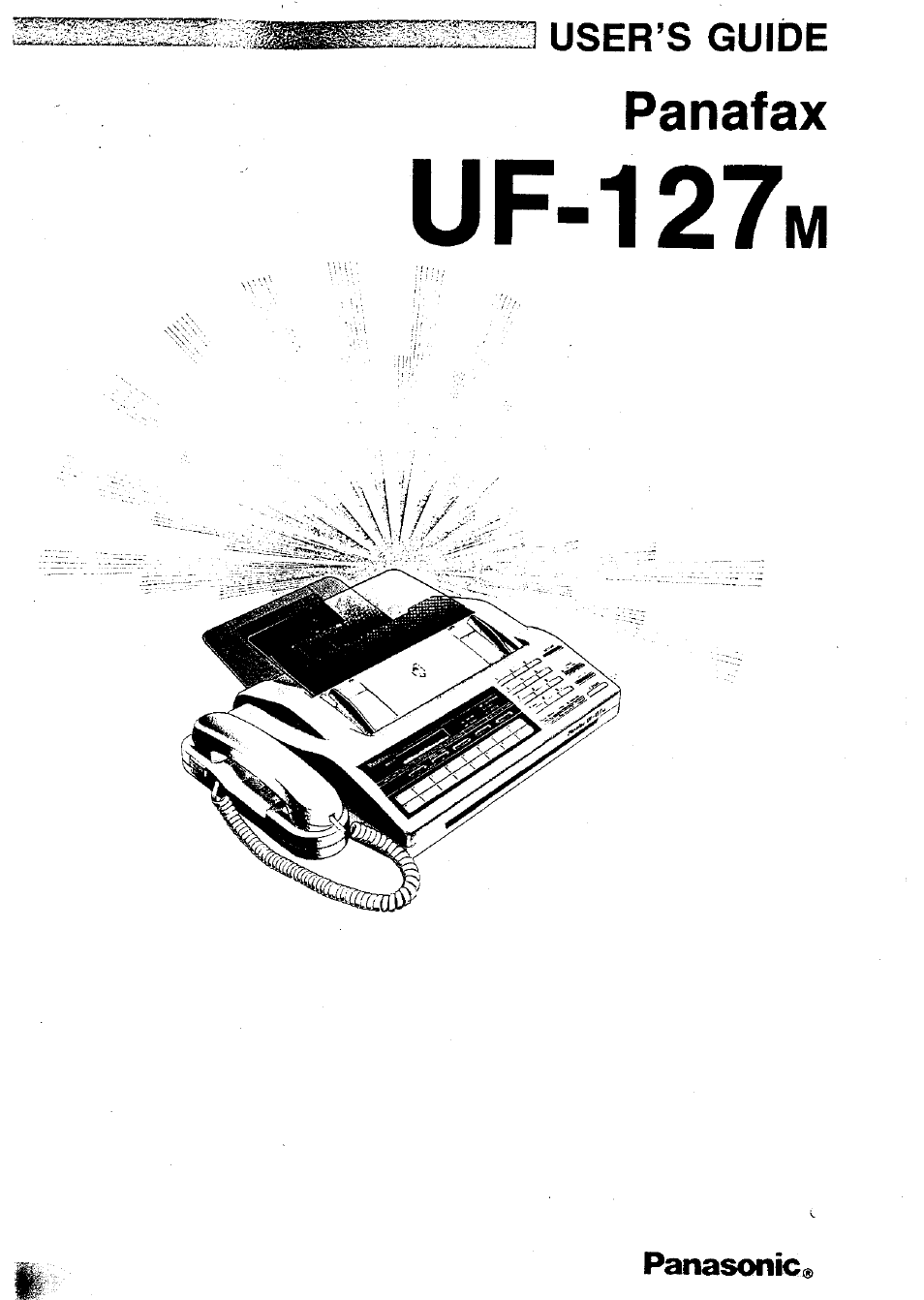 Panasonic Panafax UF-127M User Manual | 80 pages