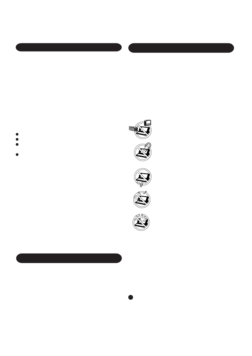 For u.s.a, Lithium battery, Precautions | Panasonic CF-27 Series User Manual | Page 3 / 32