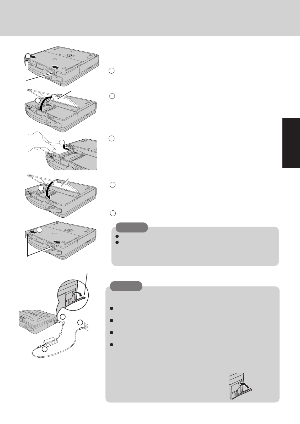 Getting star ted | Panasonic CF-27 Series User Manual | Page 7 / 32