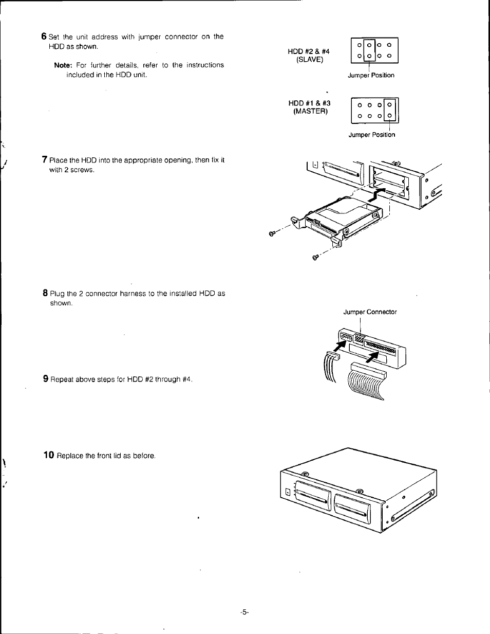 Panasonic WJ-HDE500 User Manual | Page 5 / 8