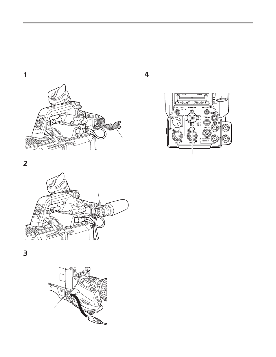 Connecting a microphone | Panasonic AK-HC3500P User Manual | Page 15 / 44