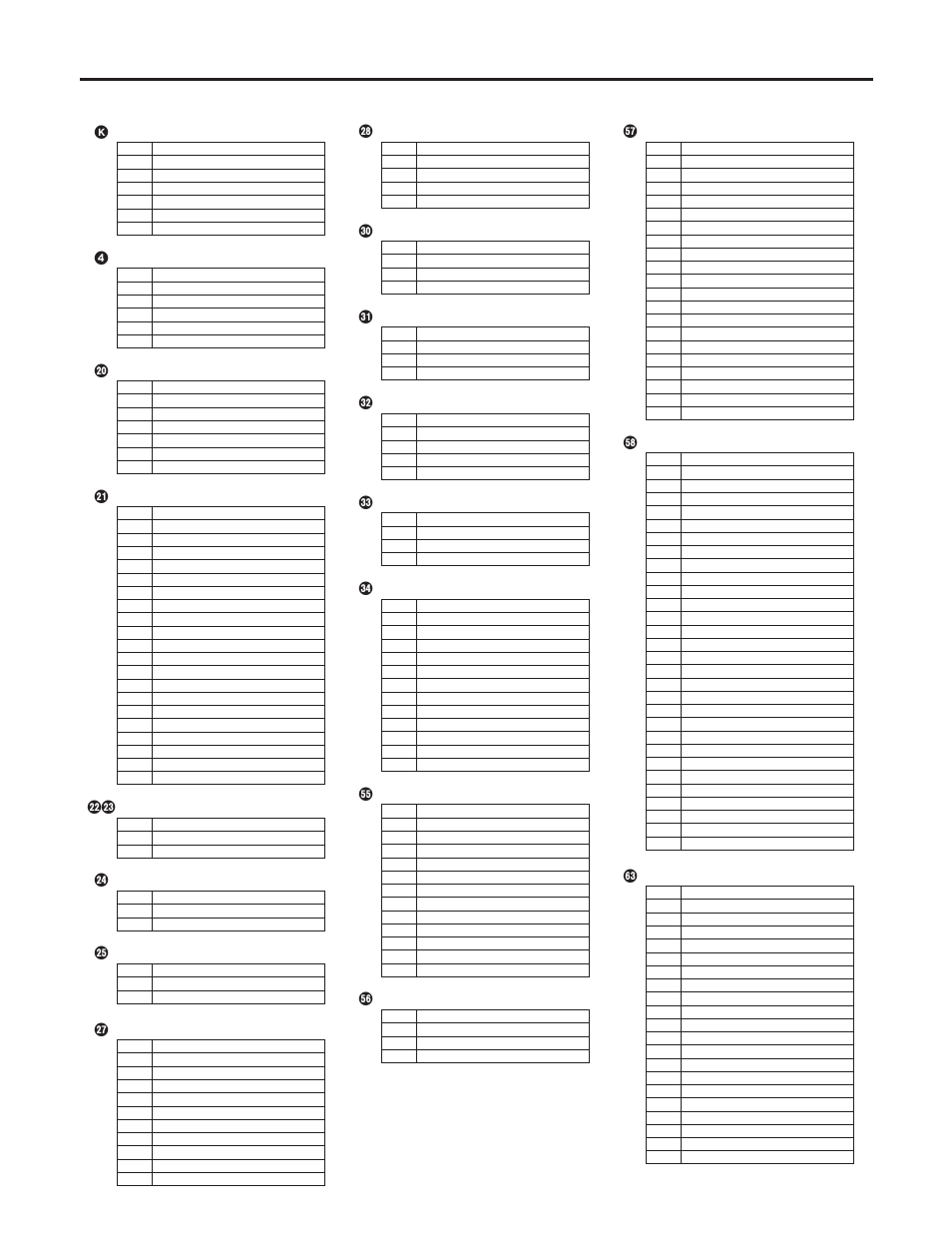 Ak-hc3500 connector pin assignment | Panasonic AK-HC3500P User Manual | Page 38 / 44