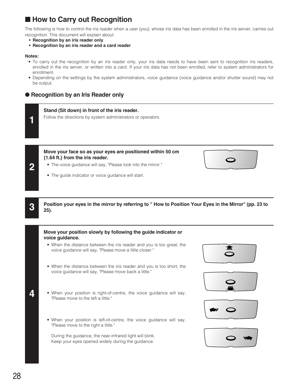 How to carry out recognition | Panasonic BM-ET330 User Manual | Page 28 / 37