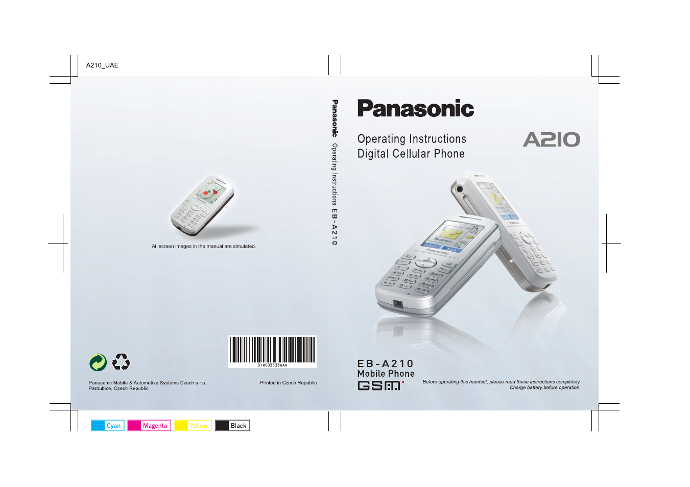 Panasonic A210 User Manual | 114 pages