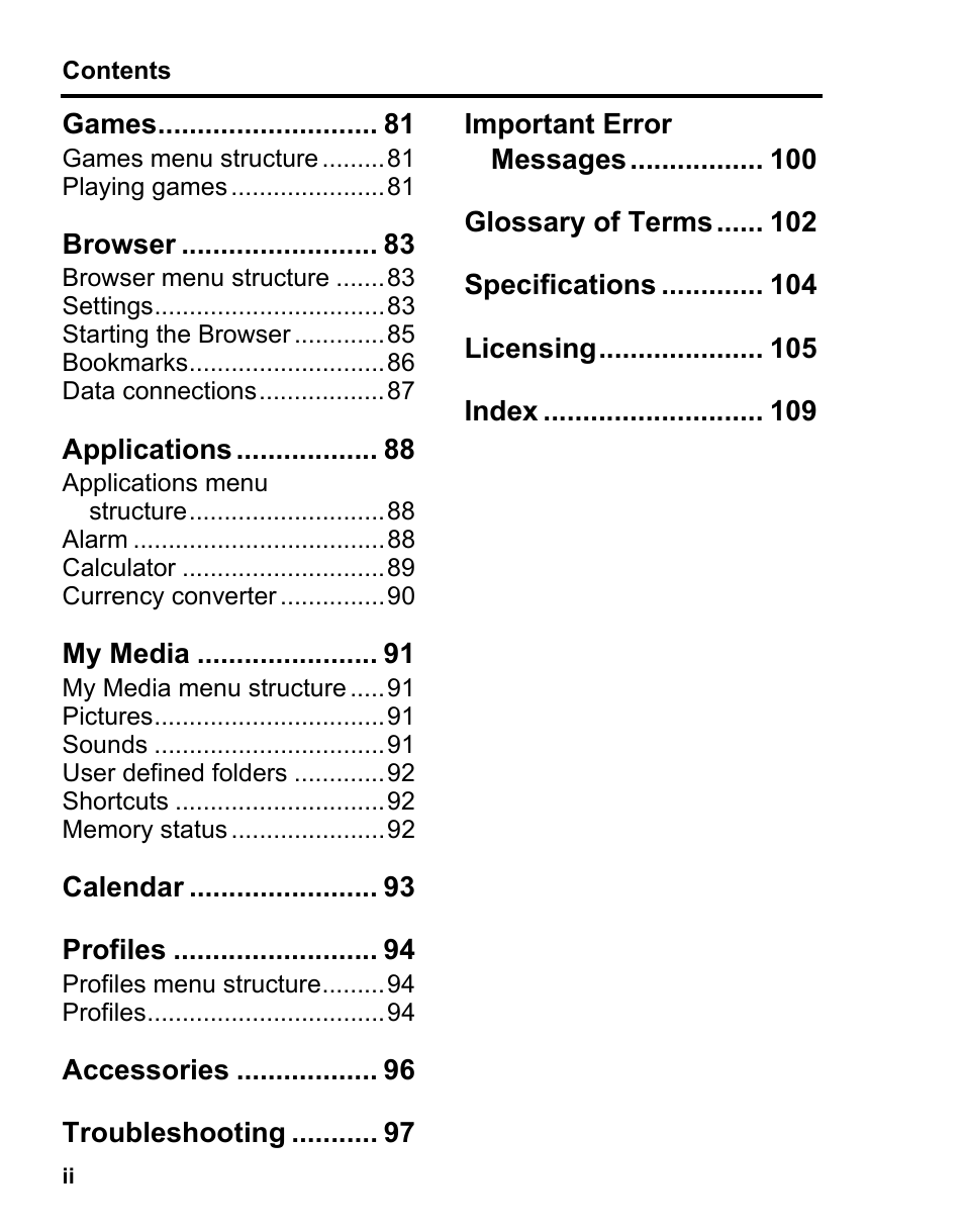 Panasonic A210 User Manual | Page 3 / 114