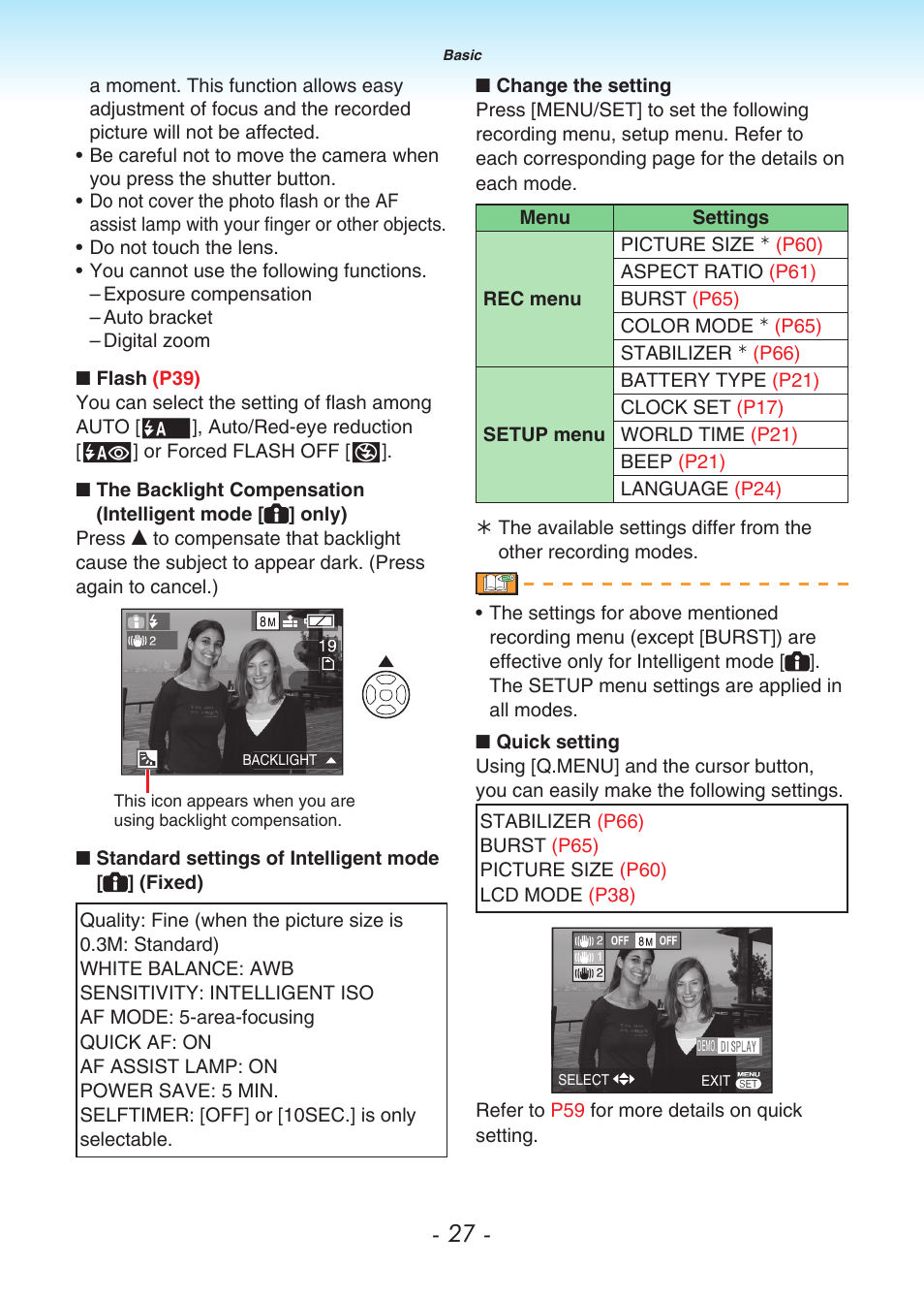 P27) | Panasonic DMC-LS80 User Manual | Page 27 / 113