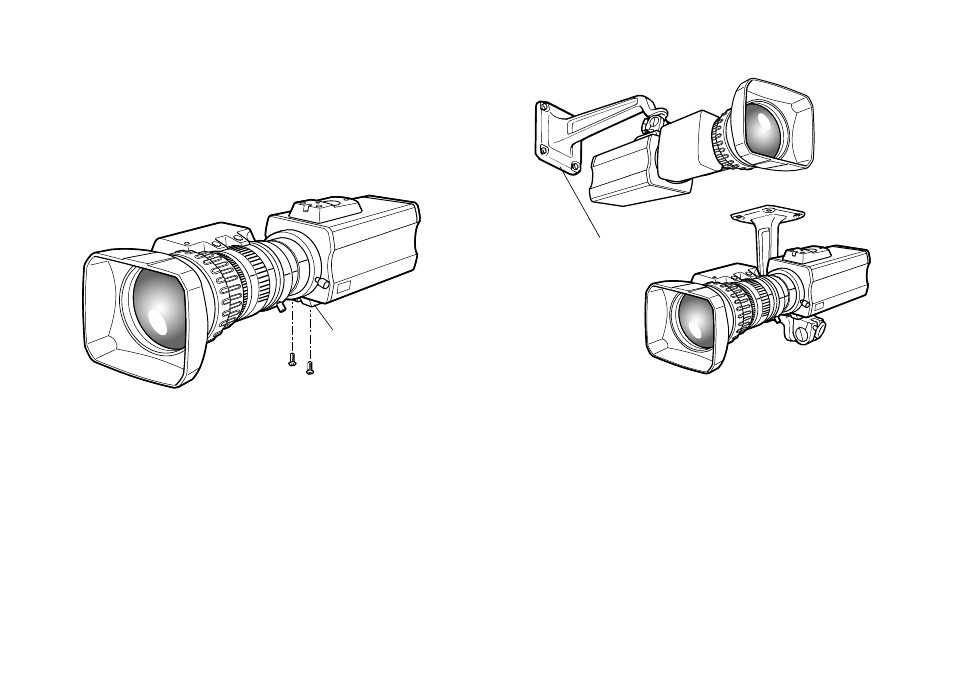 Camera mounting | Panasonic AW-E800 User Manual | Page 13 / 55