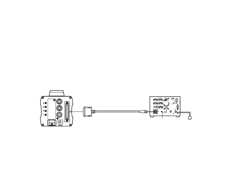 Connection of a remote control unit (rcu) | Panasonic AW-E800 User Manual | Page 17 / 55