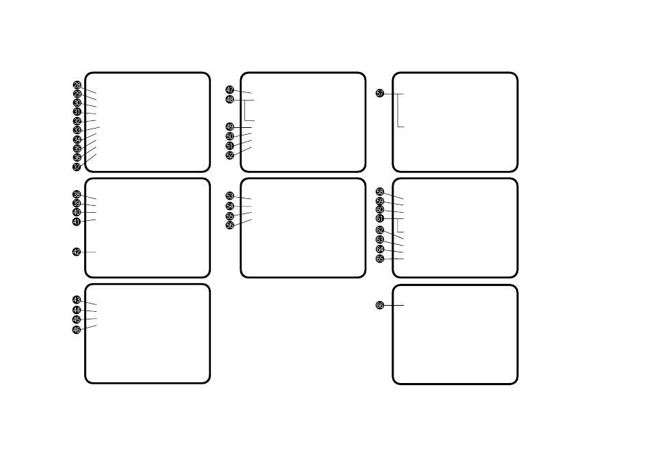 Sub menu (user mode) | Panasonic AW-E800 User Manual | Page 40 / 55