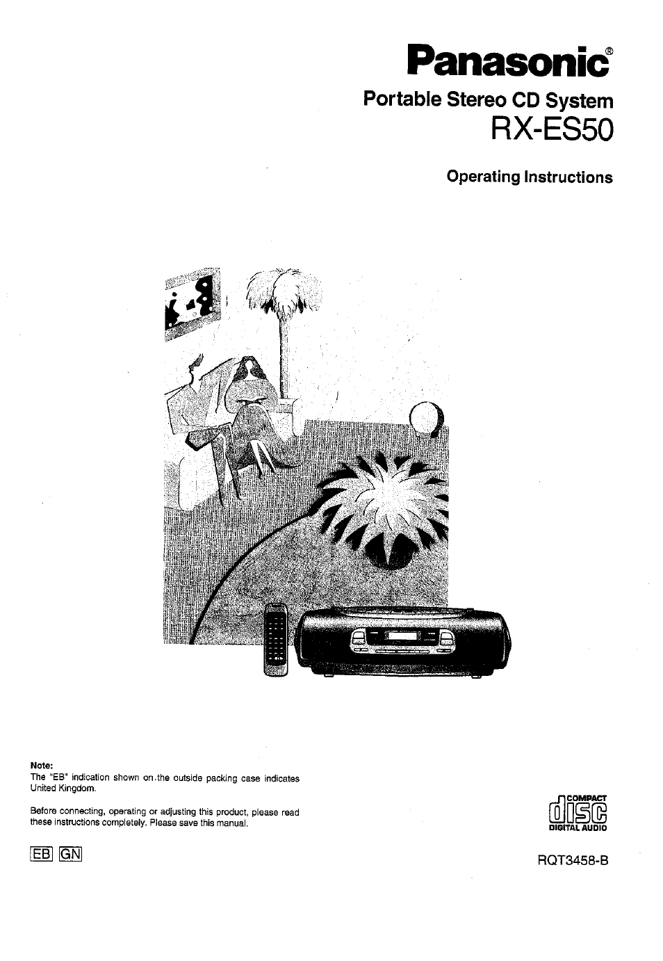 Panasonic RX-ES50 User Manual | 32 pages