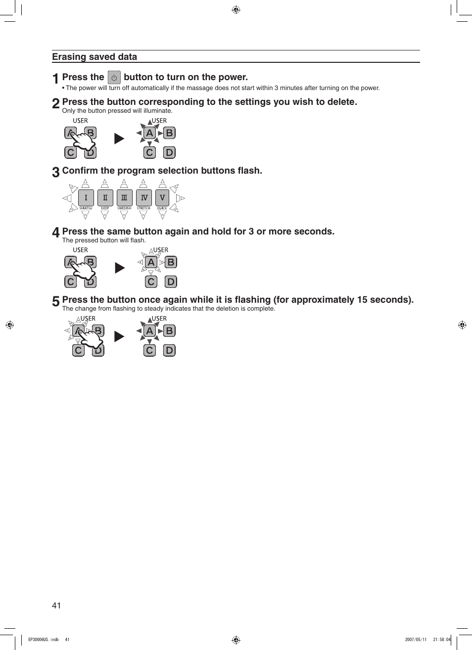 Panasonic EP30006 User Manual | Page 44 / 52