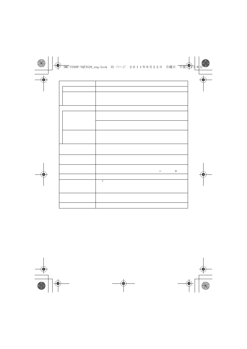 Panasonic DMC-FX90 User Manual | Page 35 / 45