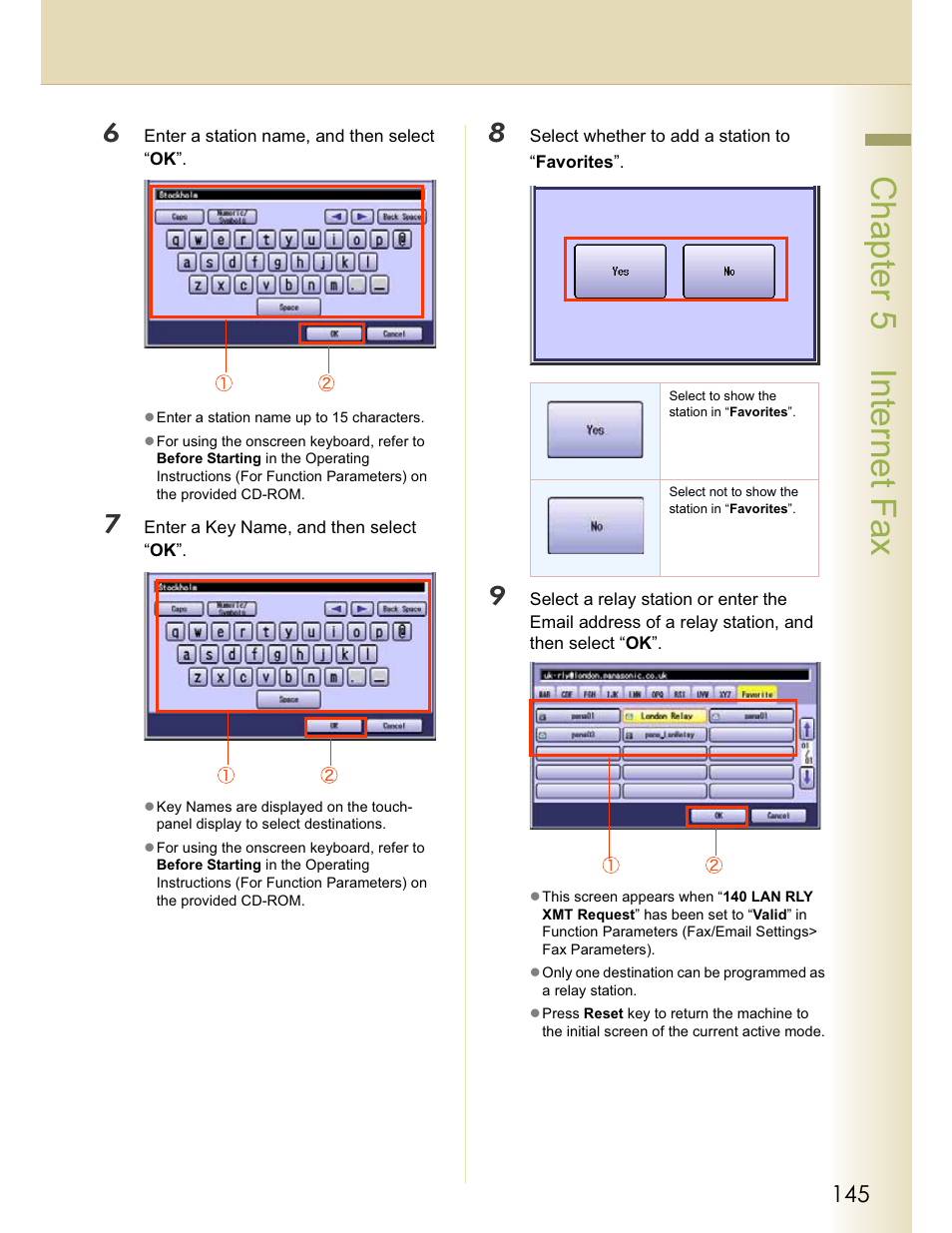 Chapter 5 internet fax | Panasonic WORKIO DP-C262 User Manual | Page 145 / 148