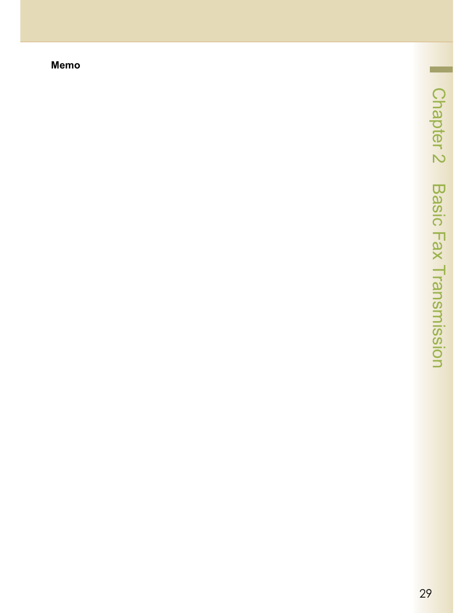 Chapter 2 basic fax transmission | Panasonic WORKIO DP-C262 User Manual | Page 29 / 148