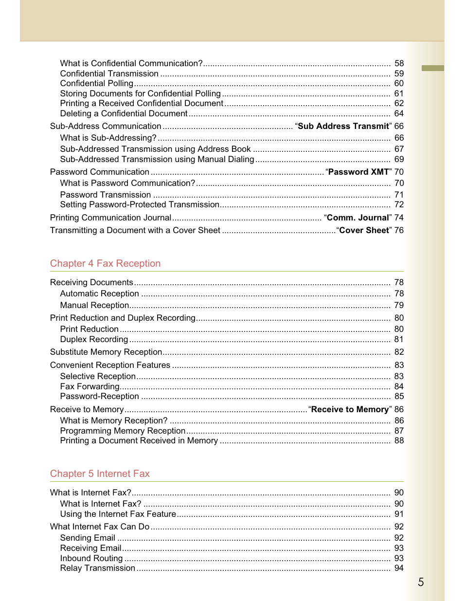 Panasonic WORKIO DP-C262 User Manual | Page 5 / 148