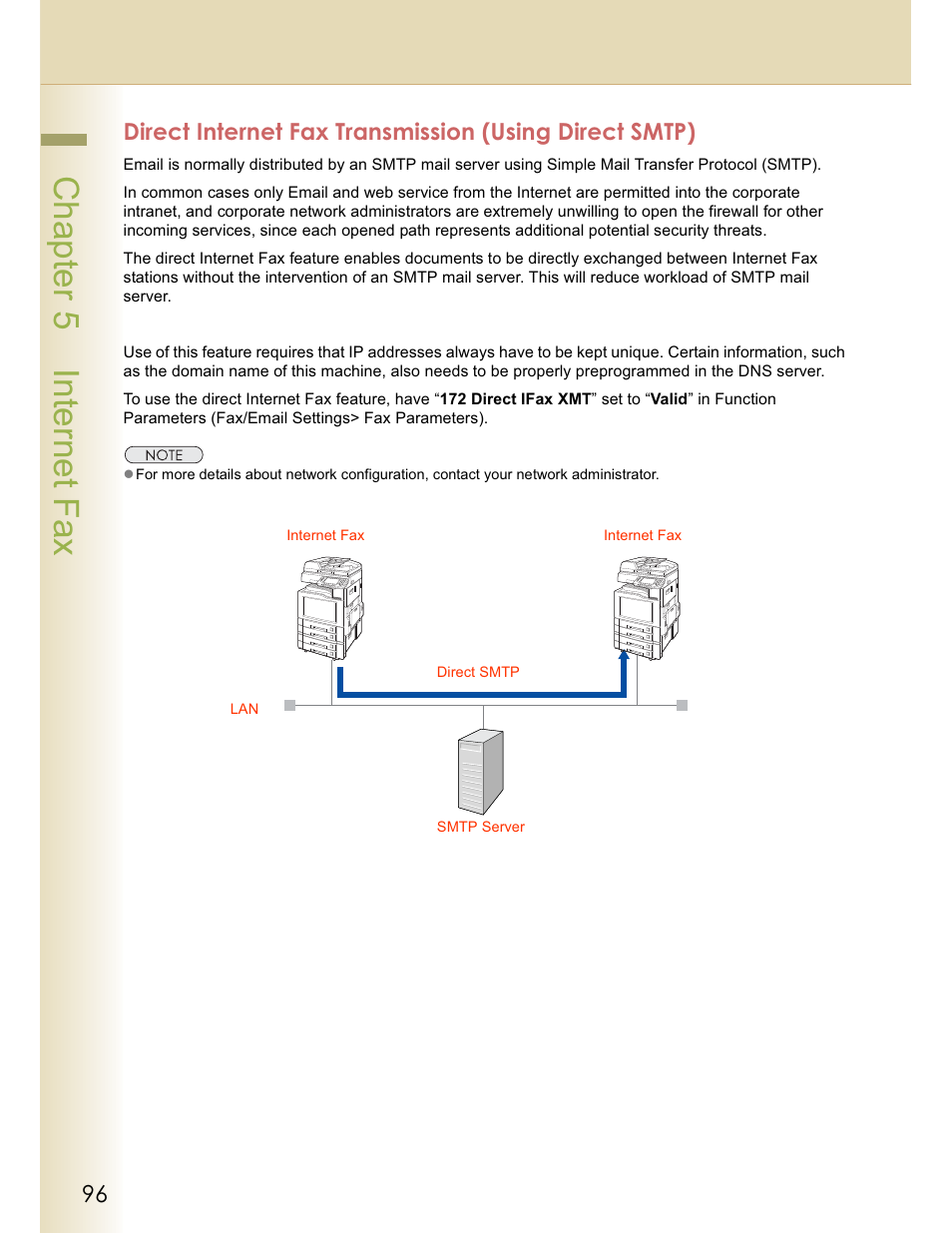 Chapter 5 internet fax | Panasonic WORKIO DP-C262 User Manual | Page 96 / 148