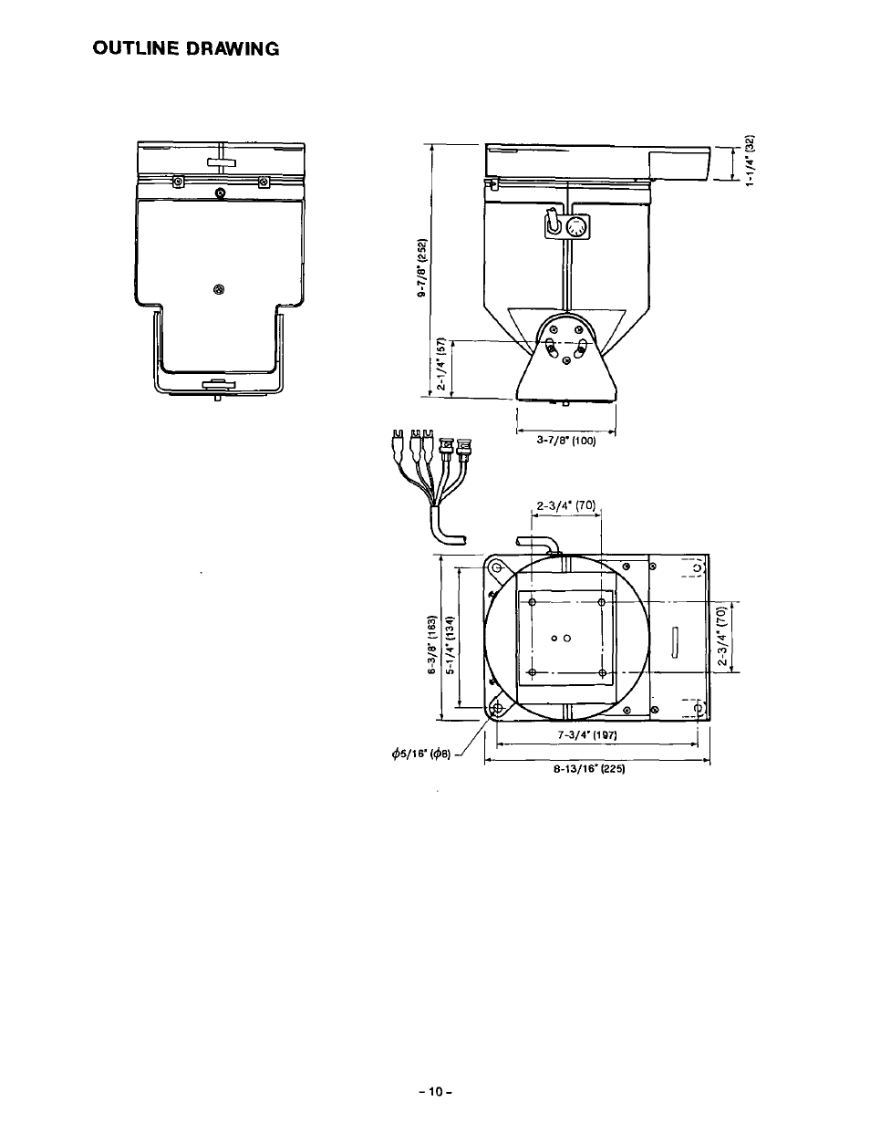 Panasonic WV-7230D User Manual | Page 11 / 12