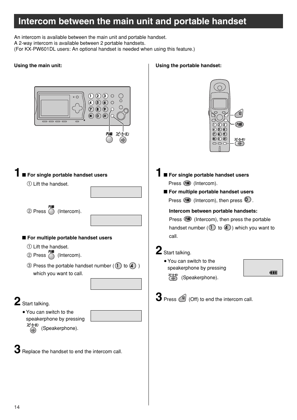 Panasonic KX-PW601DL User Manual | Page 14 / 24