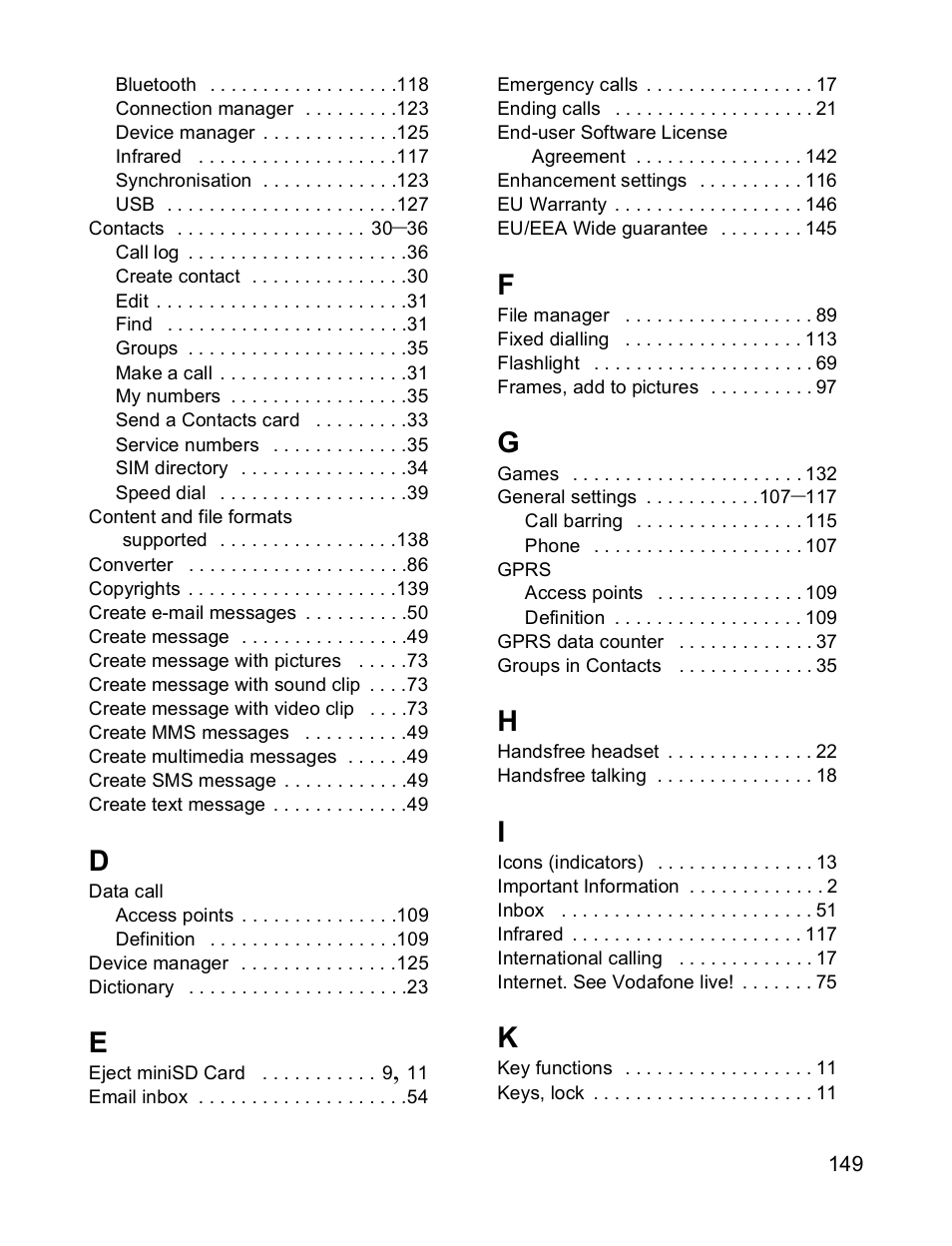 Panasonic X701 User Manual | Page 151 / 154