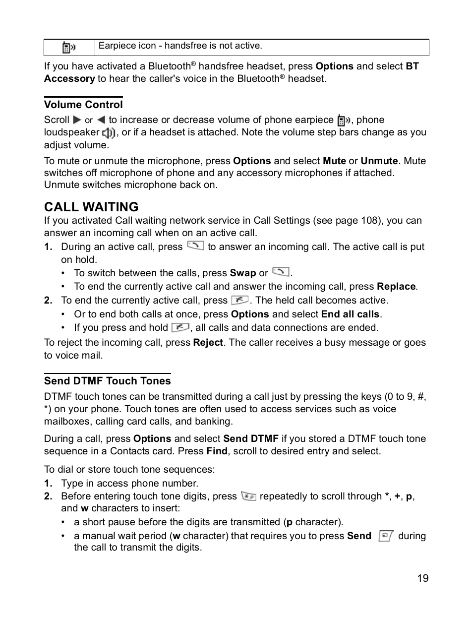 Call waiting | Panasonic X701 User Manual | Page 21 / 154