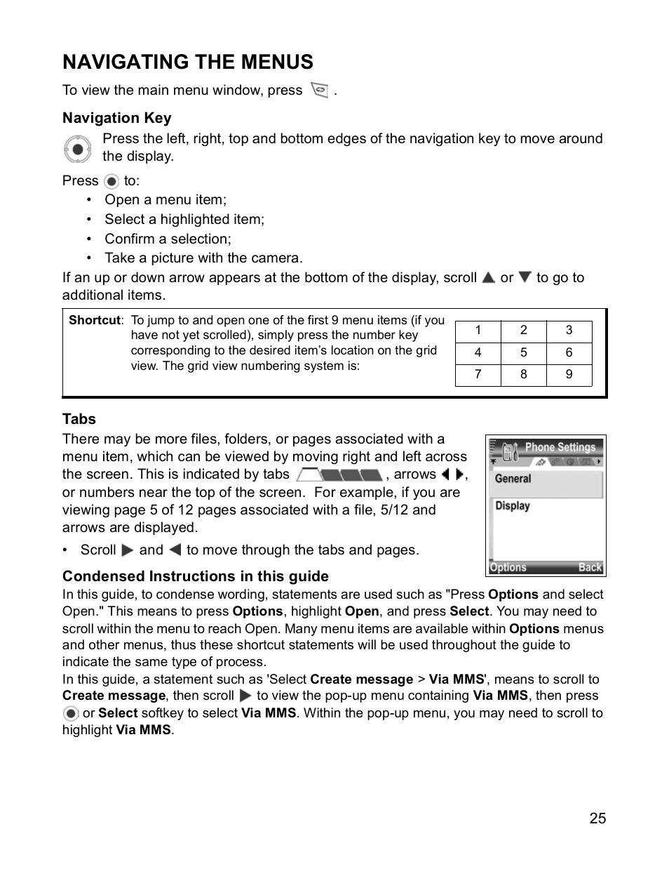 Navigating the menus | Panasonic X701 User Manual | Page 27 / 154