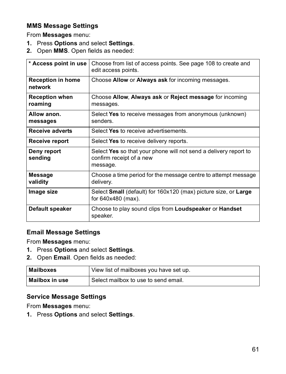 Panasonic X701 User Manual | Page 63 / 154