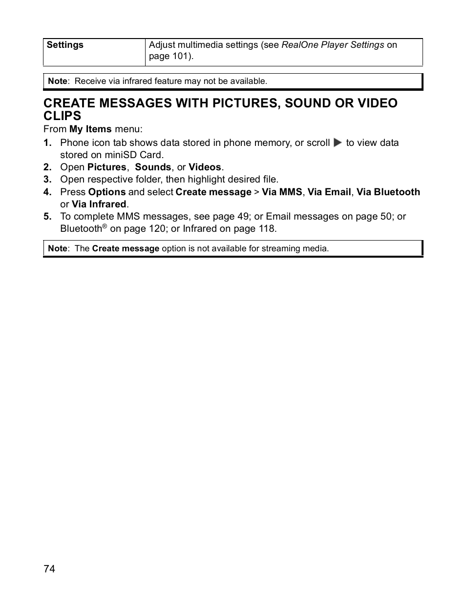 Panasonic X701 User Manual | Page 76 / 154