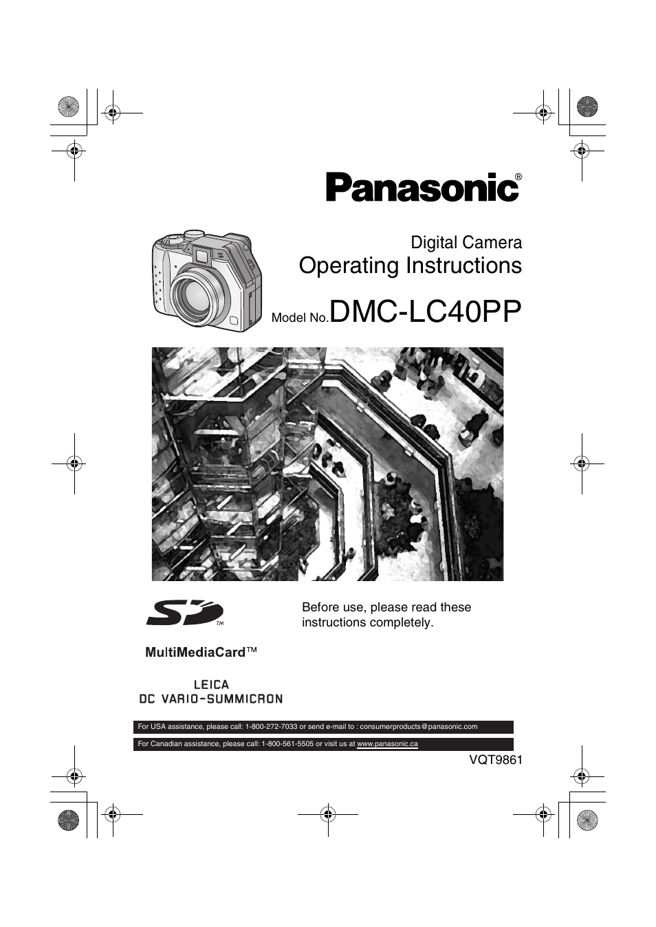 Panasonic DMC-LC40PP User Manual | 106 pages